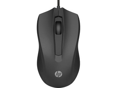 MOUSE HP WIRED 100 - BLACK