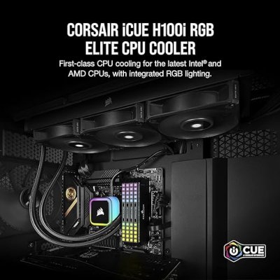 CPU LIQUID COOLING CORSAIR H100I ELITE RGB