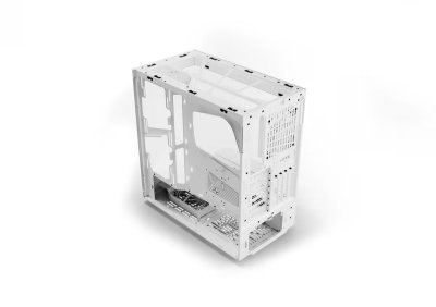 CASE HYTE Y40 WITH 2 FANS AND RISER VERTICAL GPU MOUNT