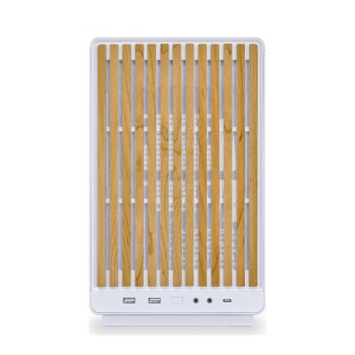 CASE LIAN LI A3-mATX GLASS PANEL EDITION WOODEN WHITE