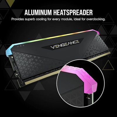 RAM DDR 4 32GB (16GBx2) 3200MHz CORSAIR VENGEANCE RGB RS BLACK