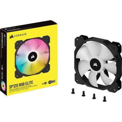 CORSAIR FAN CASE SP120 RGB ELITE BLACK PACK 1 CORSAIR FAN CASE SP120 RGB ELITE BLACK PACK 1