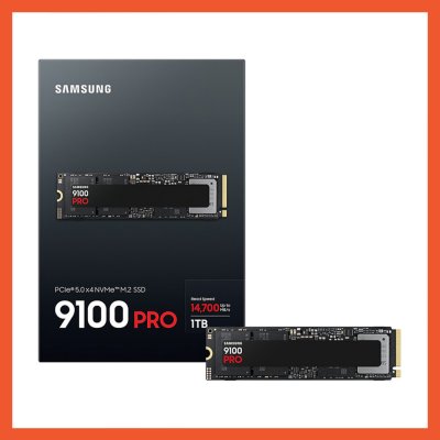 SSD (เอสเอสดี) SAMSUNG 9100 PRO 1TB M.2 PCIe 5.0 (MZ-VAP1T0BW)