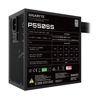POWER SUPPLY GIGABYTE P-550SS 550W 80+ SILVER