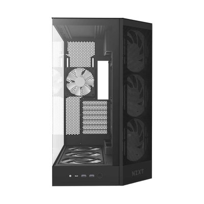 CASE NZXT H9 FLOW RGB PLUS 2025 BLACK (CM-H92FB-P1)