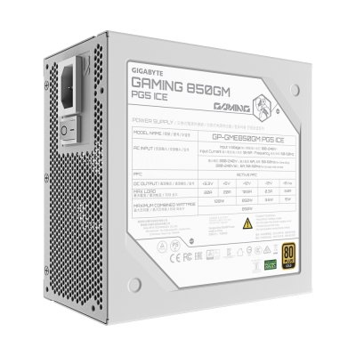 POWER SUPPLY GIGABYTE GP-GME850GM PG5 ICE 850W 80+ GOLD