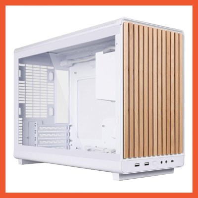 CASE LIAN LI A3-mATX GLASS PANEL EDITION WOODEN WHITE