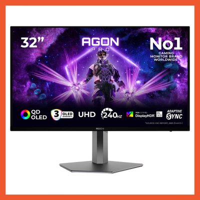 MONITOR AOC AGON PRO AG326UZD2/67 - 31.5" QD-OLED 4K 240Hz