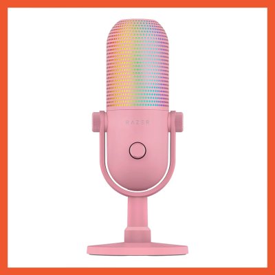 MICROPHONE RAZER SEIREN V3 CHROMA 32BIT DSP QUARTZ