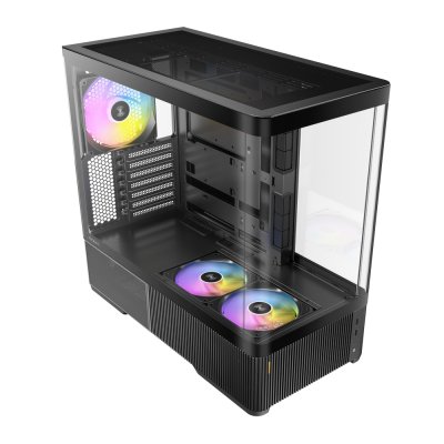 CASE ANTEC C6 CURVE ARGB BLACK