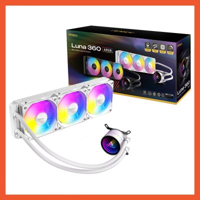 CPU LIQUID COOLING ANTEC LUNA 360 ARGB WHITE