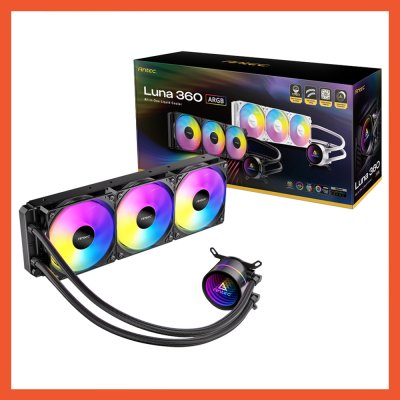 CPU LIQUID COOLING ANTEC LUNA 360 ARGB BLACK