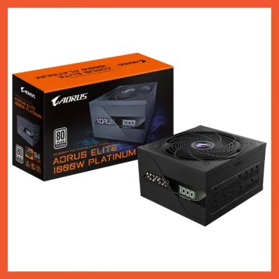 POWER SUPPLY AORUS ELITE PCIE5 1000W 80+ PLATINUM (GP-AE1000PM-PG5)