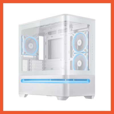 CASE ASUS PRIME AP202 TG ARGB WHITE