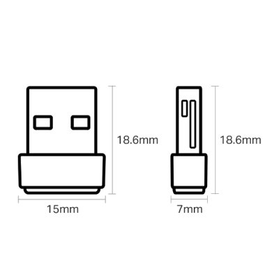 WIRELESS USB ADAPTER TP-LINK ARCHER T2U NANO AC600