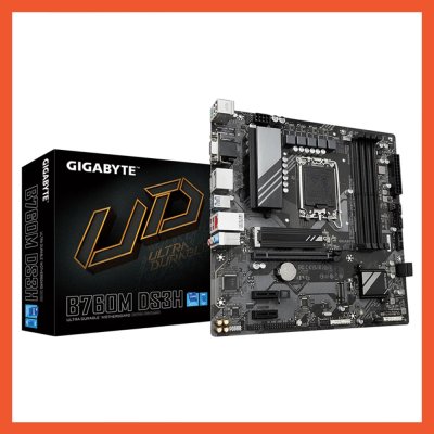 MAINBOARD GIGABYTE B760M DS3H (REV. 1.0) DDR5 SOCKET LGA 1700