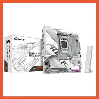 MAINBOARD GIGABYTE B850M AORUS ELITE WIFI6E ICE DDR5 AM5