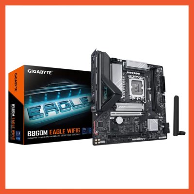 MAINBOARD GIGABYTE B860M EAGLE WIFI6 V2 WHITE DDR5 LGA 1851