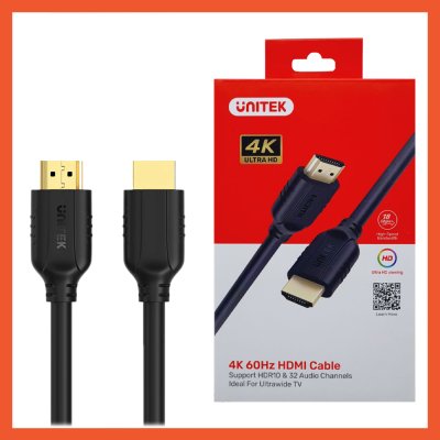 CABLE HDMI UNITEK C11079BK 1.5m, 3m, 5m 4K 60HZ