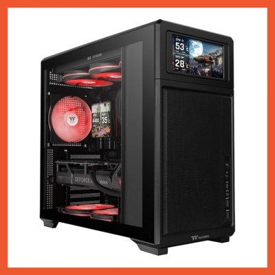 CASE THERMALTAKE TR300 TG BLACK (ไม่มีหน้าจอ LCD)