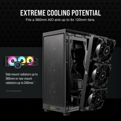 CASE CORSAIR 2000D AIRFLOW MINI-ITX