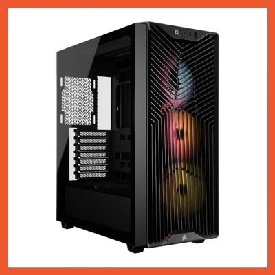 CASE CORSAIR 3200D RS ARGB MID-TOWER BLACK (CC-9011344-WW)