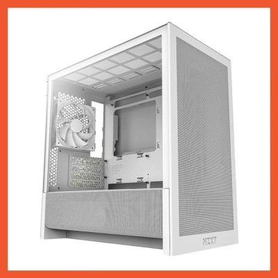 CASE NZXT H3 FLOW RGB 2025 WHITE (CC-H31FW-R1)