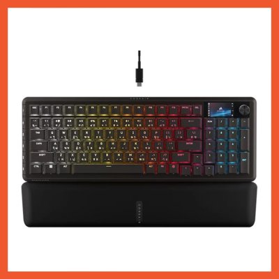 KEYBOARD CORSAIR VANGUARD 96 (MLX FUSION / RGB /EN-TH) BLACK