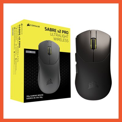 MOUSE GAMING CORSAIR SABRE V2 PRO ULTRALIGHT WIRELESS BLACK (CH-931G000-WW)