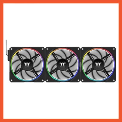 FAN CASE THERMALTAKE TS120 EX RGB PACK 3 BLACK (CL-F206-PL12SW-A)