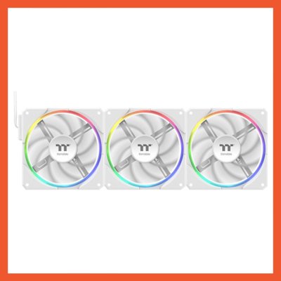 FAN CASE THERMALTAKE TS120 EX RGB PACK 3 WHITE (CL-F207-PL12SW-A)