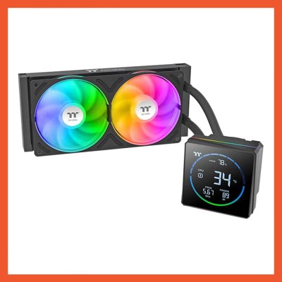 CPU LIQUID COOLING THERMALTAKE TH240-S V3 ARGB BLACK (CL-W469-PL12SW-A)