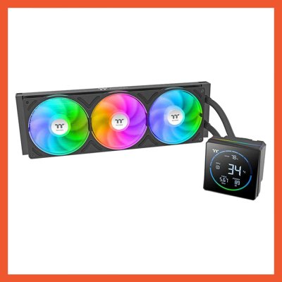 CPU LIQUID COOLING THERMALTAKE TH360-S V3 ARGB BLACK (CL-W470-PL12SW-A)