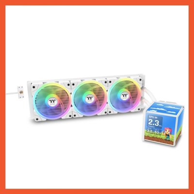 CPU LIQUID COOLING THERMALTAKE MINECUBE 360 ULTRA ARGB SNOW