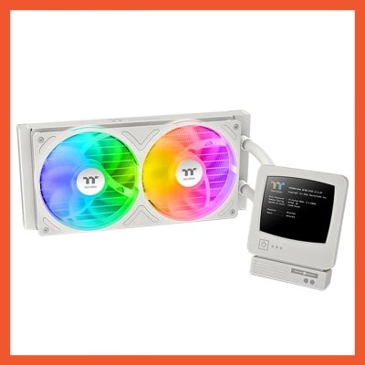 CPU LIQUID COOLING THERMALTAKE RETRO 240 ULTRA ARGB WHITE (CL-W509-PL12SW-A)