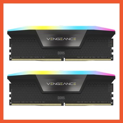 RAM DDR 5 32GB (16GBX2) 6000Mhz CORSAIR VENGEANCE RGB BLACK