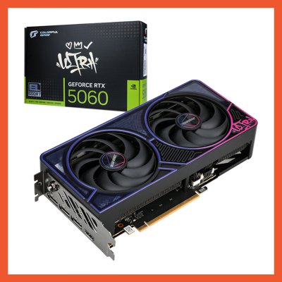 การ์ดจอ COLORFUL NVIDIA IGAME RTX 5060 ULTRA DUO OC - 8GB GDDR7