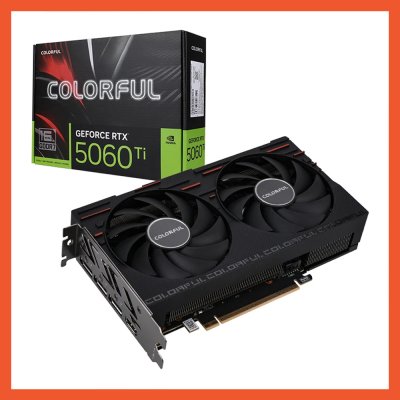 การ์ดจอ COLORFUL NVIDIA RTX 5060 TI GAMING DUO 16GB GDDR7