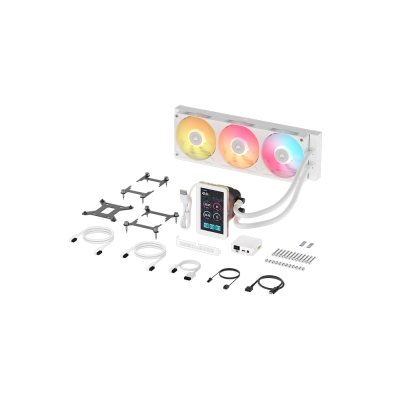 CPU LIQUID COOLING CORSAIR iCUE LINK TITAN II 360 RX LCD WHITE (CW-9061046-WW)