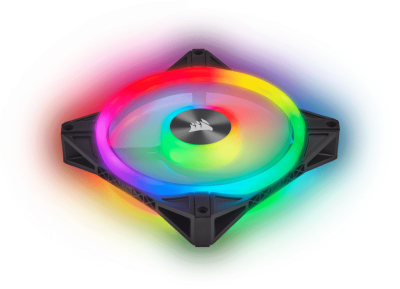 CORSAIR FAN CASE QL120 DUAL RGB BLACK PACK 1