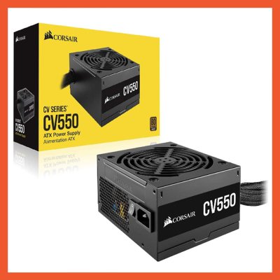 POWER SUPPLY CORSAIR CV550 - 550W 80+ BRONZE (CP-9020210-NA)