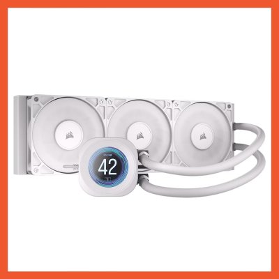 CPU LIQUID COOLING CORSAIR NAUTILUS 360 RS LCD - WHITE (CW-9061034-WW)