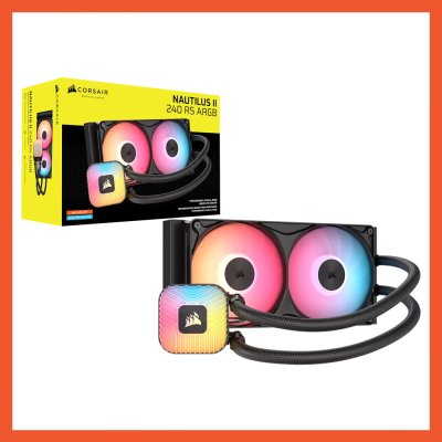 CPU LIQUID COOLING CORSAIR NAUTILUS II 240 RS ARGB BLACK (CW-9061047-WW)