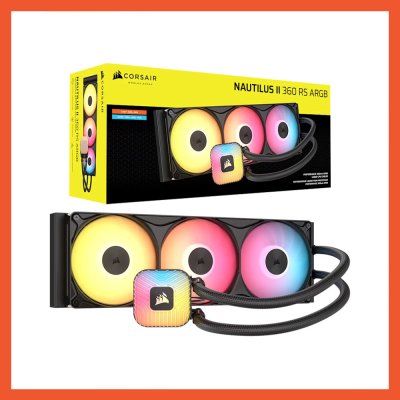 CPU LIQUID COOLING CORSAIR NAUTILUS II 360 RS ARGB BLACK (CW-9061049-WW)