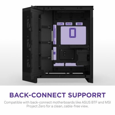 CASE NZXT H9 FLOW RGB (2025) BLACK : CM-H92FB-R1