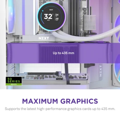 CASE NZXT H9 FLOW RGB [2025] WHITE : CM-H92FW-R1