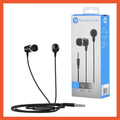 HEADPHONE IN EAR HP DHE-7000 BLACK