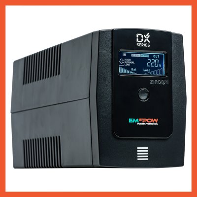 UPS (เครื่องสำรองไฟ) ZIRCON DX-SERIES 1000VA 550W