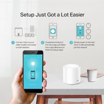 TP-LINK DECO X20 AX1800 Whole-Home Mesh WiFi 6 PACK 3 TP-LINK DECO X20 AX1800 Whole-Home Mesh WiFi 6 PACK 3