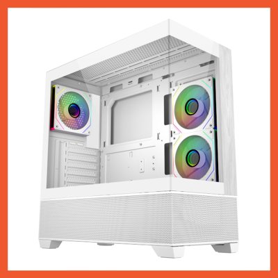 CASE COOLER MASTER ELITE 690 WOOD WHITE (E690-WHNN-S00)